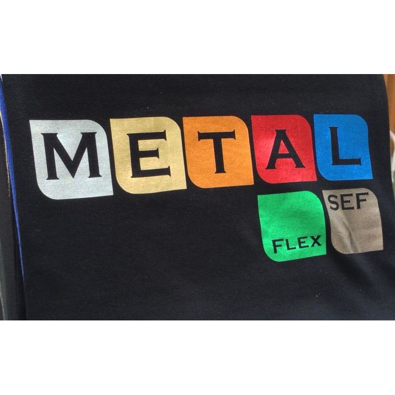 SEF MetallFlex, hochglänzende Metallglanz Flexfolie SEF MetallFlex, hochglänzende Metallglanz Flexfolie