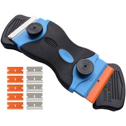 Duo-Folienschaber mit Metall / Plastik Klingen