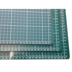 Schneideunterlage, Schneidematten, selbstheilend, grün-grau, 3 Größen